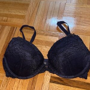 GAPBODY Favorite Uplift Soutier-George PushUp Navy Lace 32C Bra